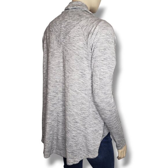 Athleta Nirvana Wear Two Ways Wrap Womens Small Grey Cardigan Sweater - Picture 4 of 7